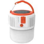 Lampes solaires portables, 5 modes rglables, rechargeables via usb, tanches pour camping, avec panneau ...