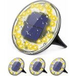 Lampes solaires au sol, 24 led lumire solaire extrieur jardin au sol, spot solaire exterieur encastrable ...