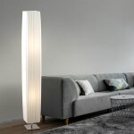Lampe sur pied led 14 watts liseuse textile �clairage blanc