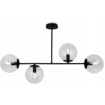 Lampe suspendu lustre moderne  led avec boules de verre