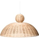 Lampe suspendue abat - jour en rotin fait main plafonnier salle � manger naturel suerte