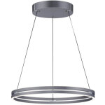 Lampe suspendue �l�gante pure e - loop gris � 70cm - 2551 - 15