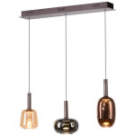 Lampe suspendue joyeuse irides 3 lumi�res droites - 2680 - 70