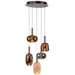 Lampe suspendue joyeuse irides ronde � 6 lumi�res - 2682 - 70