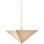 Lampe suspendue moderne pied en fer abat - jour en tissu �clairage d'ambiance beige dudo