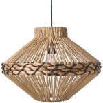 Lampe suspension lampe abat - jour tressé en corde de papier plafonnier boho naturel rabacca Lampe suspension lampe abat - jour tressé en corde de papier plafonnier boho naturel rabacca