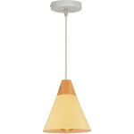 Lampe � suspension moderne jaune suspension luminaire nordique lustre r�tro abat - jour en m�tal ampoule ...