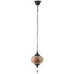 Lampe suspension mosa�que  neal  18cm multicolore