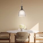 Suspension noire pour couloir, lampe suspendue en verre pour salle  manger, plafonnier noir, design ...