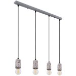 Suspension, plafonnier, lampe suspendue moderne, spots, suspension, table  manger, aspect pierre terrazzo, ...