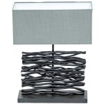 Lampe de table, lampe de table, lampe d'appoint, lampe en bois, lampe de bureau, lampe de salon, bois ...