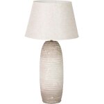 Lampe de table en cramique grise 40 x 40 x 75 cm