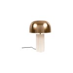 Lampe de table champignon 30x30x46 cm dor et crme