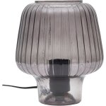 Lampe de table champignon verre