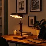 Lampe de table lampe de chevet lampe de salon lampe d'appoint lampe de banquier lampe de bureau, métal ... Lampe de table lampe de chevet lampe de salon lampe d'appoint lampe de banquier lampe de bureau, métal ...