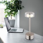 Globo - lampe de table lampe de chevet lampe de table variateur tactile lampe de lecture led batterie ...