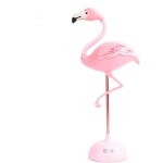 Lampe de table flamant rose usb, lampe de chevet, veilleuse pour maternelle, variateur tactile, chambre ...