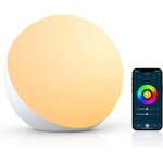 Lampe de table intelligente, lampes de chevet compatibles avec alexa et google home, lampe tactile � ...