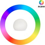 Lampe de table ou lampadaire extrieur sphre - rgbw - 1w -