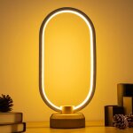 Lampe de table led moderne en bois , veilleuse de chevet de chambre à coucher , éclairage led à intensité ... Lampe de table led moderne en bois , veilleuse de chevet de chambre à coucher , éclairage led à intensité ...