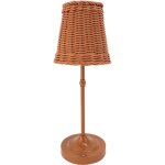 Lampe de table led sans fil en rotin, rechargeable et � intensit� variable, lampe de chevet avec �clairage ...