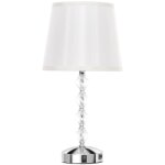 Lampe de table led lampe de table usb rechargeable, lampe de chevet en cristal, culot de lampe e27, pour ...