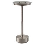 Lampe de table led vintage rechargeable avec batterie 1200mah, lampe de table sans fil luminosit� dimmable, ...