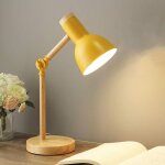 Lampe de table moderne nordique avec protection des yeux, lampe de chevet pour chambre � coucher, lampe ...