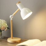 Lampe de table moderne nordique avec protection des yeux, lampe de chevet pour chambre � coucher, lampe ...