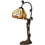 Fijalo - lampe de table tiffany pied figure dal� s�rie d - 20cm lumi�re directe
