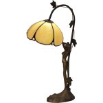 Fijalo - lampe de table tiffany pied de figurine s�rie virginia d - 20cm lumi�re directe
