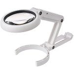 Lampe table verre loupe pliable 5x / 11x usb 8 lumi�res led lecture loisirs bijoux travaux manuels l'�tabli ...