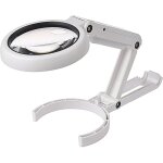 Lampe table verre loupe pliable 5x / 11x usb 8 lumi�res led lecture loisirs bijoux travaux manuels l'�tabli ...