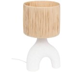 Atmosphera - lampe � poser tania c�ramique blanc h47cm cr�ateur d'int�rieur