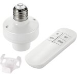 [jamais utilis�] lampe � t�l�commande sans fil douille e27 base d'ampoule, kit d'interrupteur sans fil ...