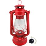 Lampe tempête rouge 30 cm Lampe tempête rouge 30 cm