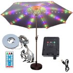 Lampe de tente d'extérieur, pare - soleil de plage, lampe solaire à pince, parapluie, 8 modes, pince ... Lampe de tente d'extérieur, pare - soleil de plage, lampe solaire à pince, parapluie, 8 modes, pince ...