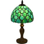Lampe tiffany, vintage vitrail lampe d�corative, lampe de bureau, lampe de chevet, lampe de lecture, ...
