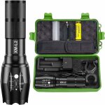 Lampe torche led cree ultra puissante, 2000 lumens tactique militaire lampe de poche, �tanche ip65 zoomable ...