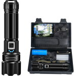 Lampe torche led ultra puissante, 3000 lumens rechargeable, ipx4 �tanche lampe tactique, p70 torches ...