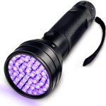 Lampe torche uv, lampe uv avec 51 leds ultra - violet, 395 nm lumière noire détecteur pour traceurs fluorescen ... Lampe torche uv, lampe uv avec 51 leds ultra - violet, 395 nm lumière noire détecteur pour traceurs fluorescen ...