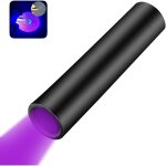Lampe torche uv rechargeable par usb - permet de d�tecter le sang, l'urine d'animaux, les ch�ques de ...