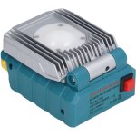Lampe de travail, lampe de travail 55006000k pliable pour batterie 14. 4v 18v.