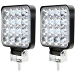 Lampe de travail led 12 v 48 w 6500 k, ip 67 tanche, haute rsistance, pour tracteur, camion, moto, ...