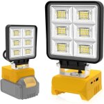 Lampe de travail led rechargeable 48w, lampe de travail portable 5200lm, adapt�e aux ateliers, au camping, ...