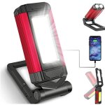 Lampe de travail rechargeable puissante, baladeuse led lampe atelier avec base magnétique, lampe torche ... Lampe de travail rechargeable puissante, baladeuse led lampe atelier avec base magnétique, lampe torche ...