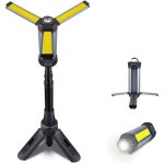Lampe de travail rechargeable avec support, lampe de travail sans fil avec trois ampoules led cob, lampe ...