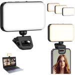 Lampe de visioconf�rence noire, 8, 59, 5 cm, 1 unit�, lampe de poche portable, lampe rotative pour selfies. ...