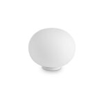 Millumine - lampe � poser globe verre souffl� blanc diam. 30 yoga