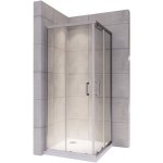 Saniverre - lana cabine douche h 185 cm porte coulissante transparent 90 x 100 cm